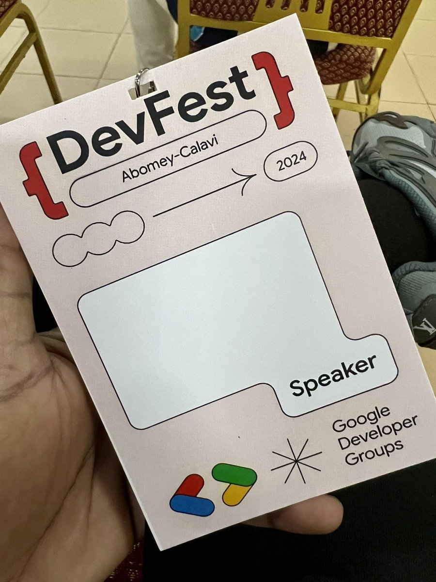 Speaker at #DevFest2024 by <a href="/GDGAbomeyCalavi/">GDG Abomey-Calavi🇧🇯 #DevFest2025</a>  ✌️😎