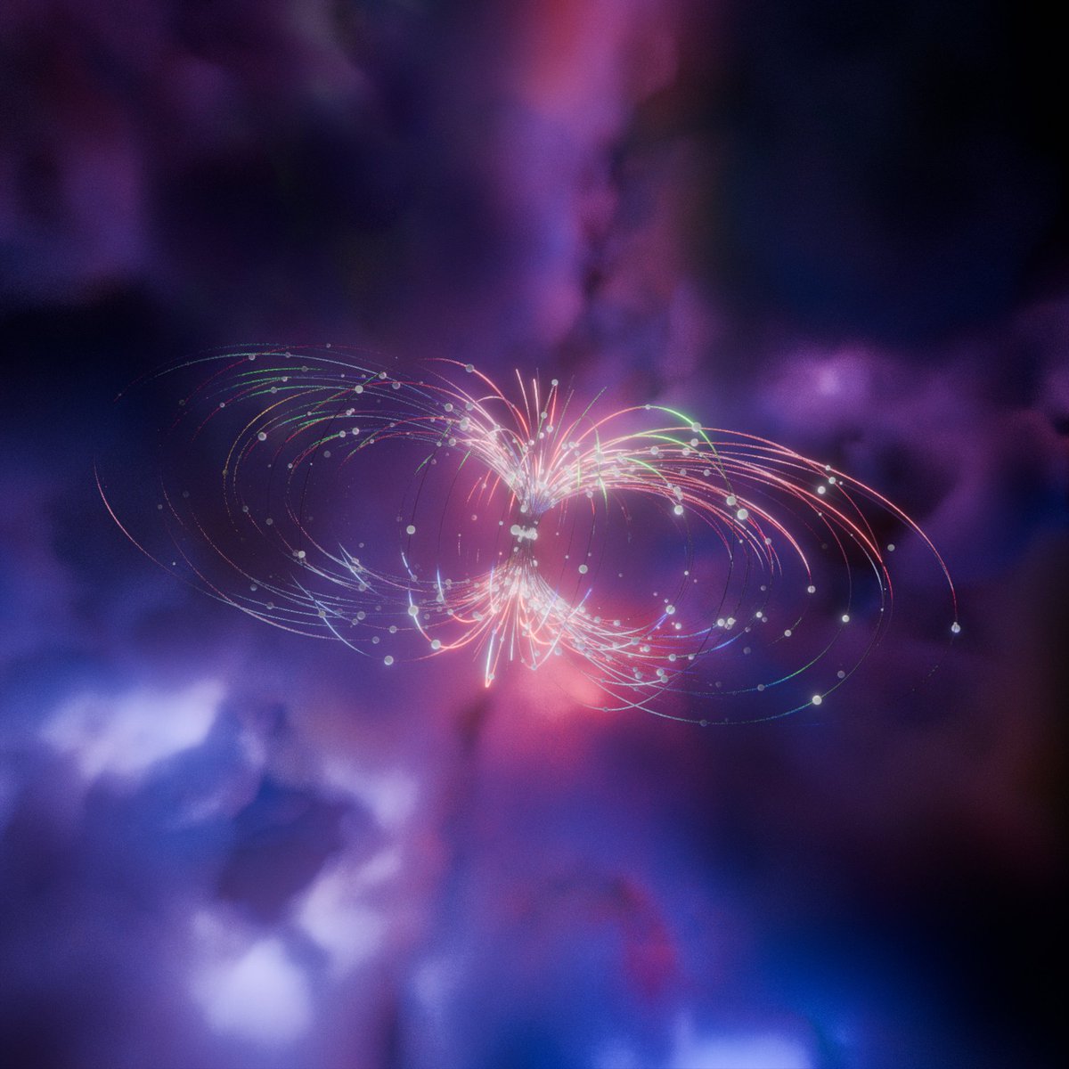 a1475775412's tweet photo. 星空Sky
#Blender #Rendere #HoudiniSDF https://t.co/hgGKP7XDv8