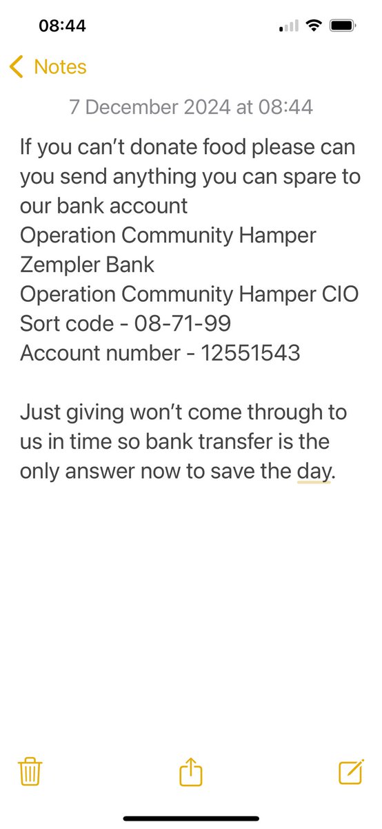 Calling all #gasheads please share for us as todays game being cancelled is a travesty for us #UTG
<a href="/OCH1883/">Operation Community Hamper</a> 
We have 1008 families to help and their need is great 
As a fan base we are used to adversity so let’s collectively do this remotely 🙏🏻💙