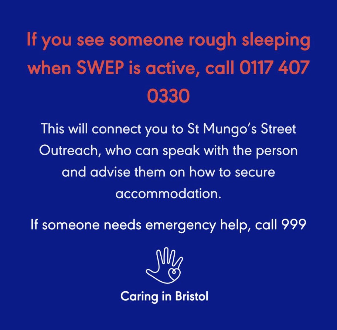 James Koch (@dont4getthesun) on Twitter photo Severe Weather Emergency Protocal active in Bristol until the morning of Monday 9th December. <a href="/caringinbristol/">Caring in Bristol</a> Severe Weather Emergency Protocal active in Bristol until the morning of Monday 9th December. <a href="/caringinbristol/">Caring in Bristol</a>