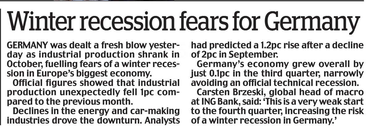 AgentP22's tweet image. Germany doing worse than "Brexit Britain".

Maybe leaving the EU wasn't so bad after all?