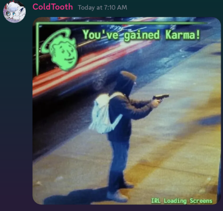 Discord_Lies's tweet photo. Discord user may be a psychopath. https://t.co/9VkN0HqLvf