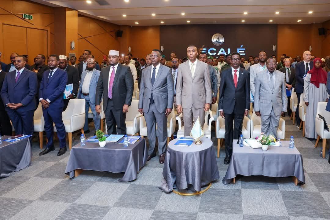 HuseynMuse's tweet photo. “Today, H.E. Hamza Abdi Barre, Prime Minister of the Federal Government of Somalia, officially launched the Justice Sector Strategy 2025-2029 under the theme: ‘Building an Inclusive, Transparent, Accessible, and Accountable Justice System.’ #Somalia #JusticeReform #Transparency” https://t.co/tyPNWtTxQW