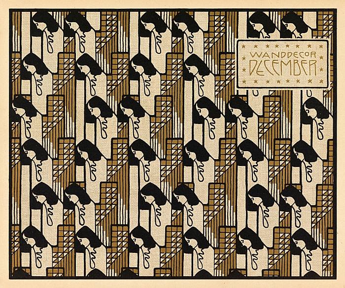FlaneurinAT's tweet photo. "Wanddecor December" von Koloman Moser, https://t.co/OrBEw2f7gc https://t.co/fj6iTtet6F