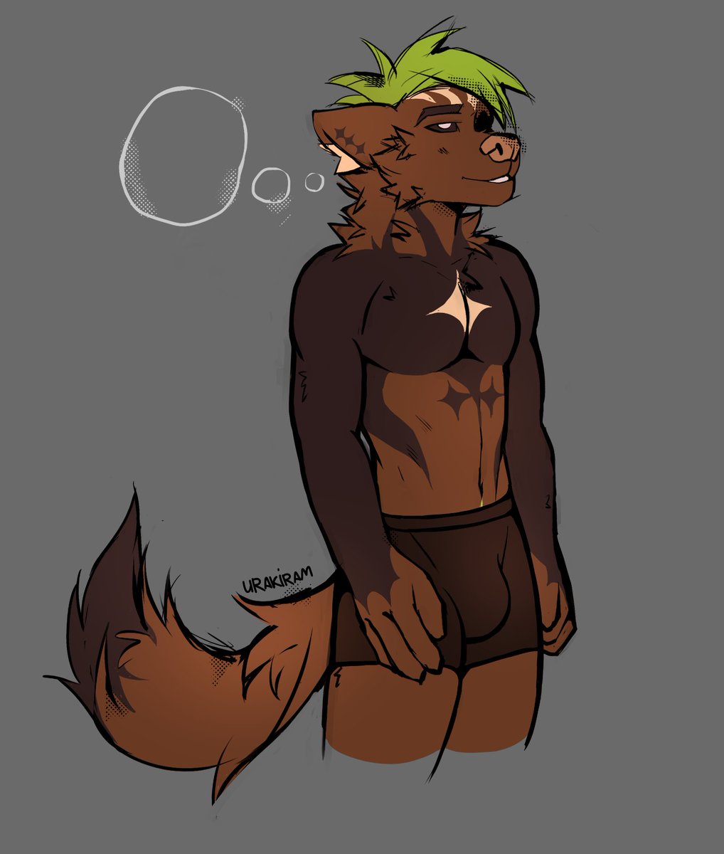 urakiram's tweet photo. 💭🩳❓
I bet he'd look better without that underwear 😈
#furry https://t.co/wpC7XP3wQL