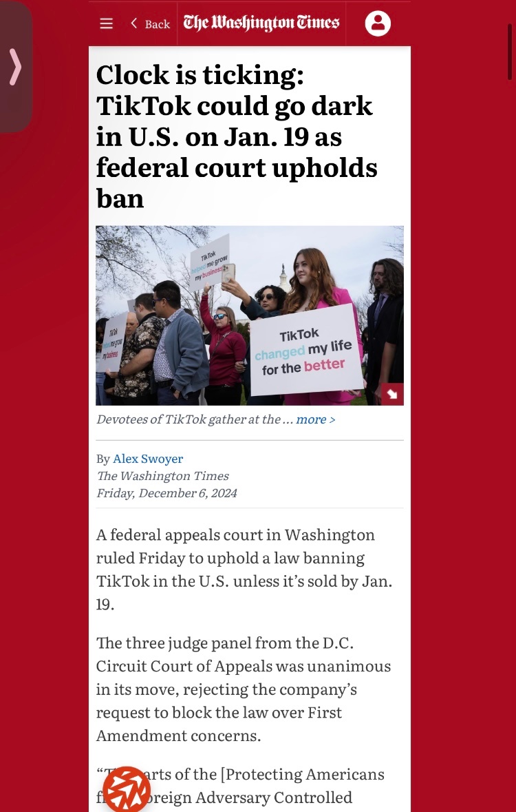 mirrortestedbot's tweet photo. Both sides want to ban TikTok on 1-19

911 backwards 

#9sAnd1s https://t.co/QoKMSPFCE0