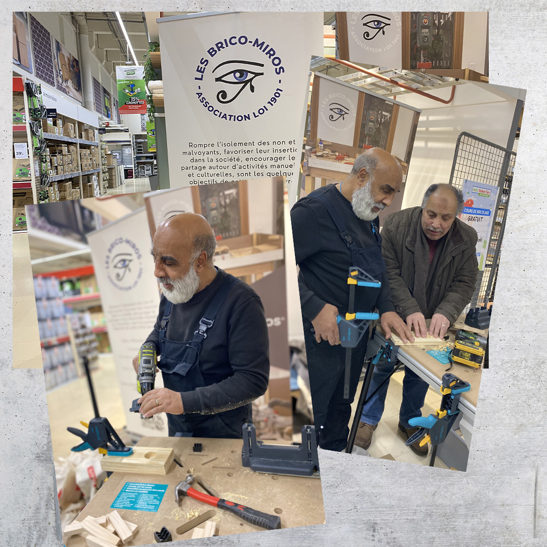 🌟 Mohamed, président malvoyant de l'association Les Brico Miros, a animé un stand inspirant avec nos outils "baguettes magiques" lors de la Maker Faire au magasin Leroy Merlin de Collégien (Seine-et-Marne) ! 💪🔧 Une démonstration de passion et de détermination. Bravo Mohamed !