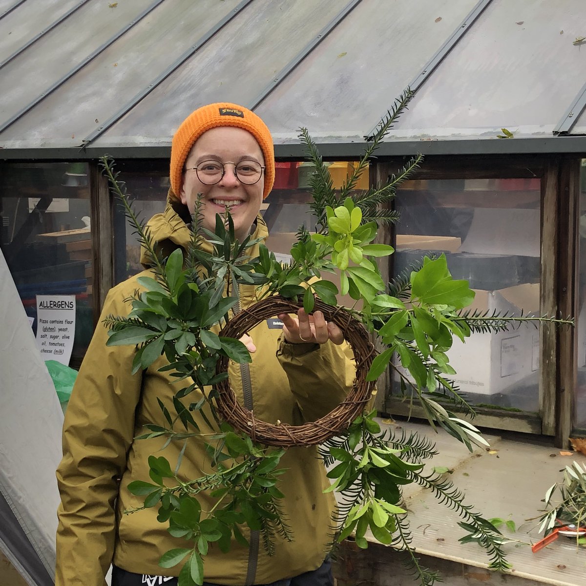 It may be wintery for our winter fair today but the hall next door at the Chorley Mission have offered us a lovely indoor space for our wreath-making. So come on down from 11 until 3. (Saturday 7 December)