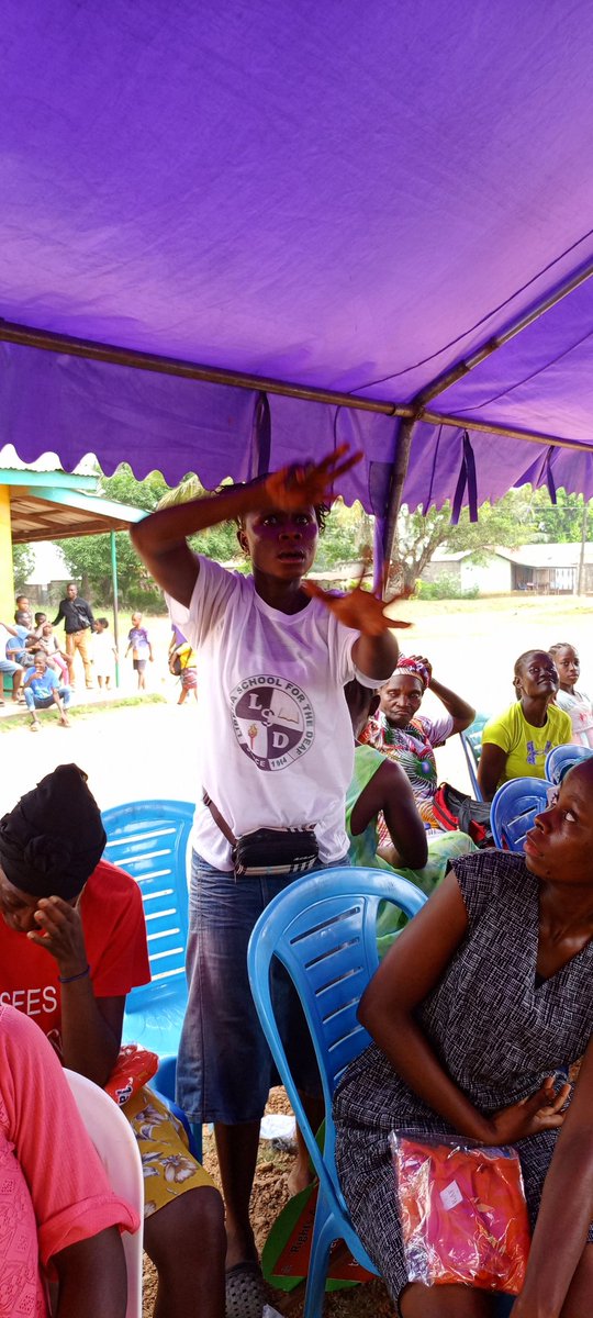 WSalue's tweet photo. @AALiberia celebrates the 16 Days of Activism through an 'Inclusive Wellness Fair' with promising women and girls with disability in Mango Town. Taking GBV service providers to where the greatest needs are is a step forward 'From Talk to Action". 
Thanks to @SwedeninLiberia  JEC https://t.co/9wZzYlanpH