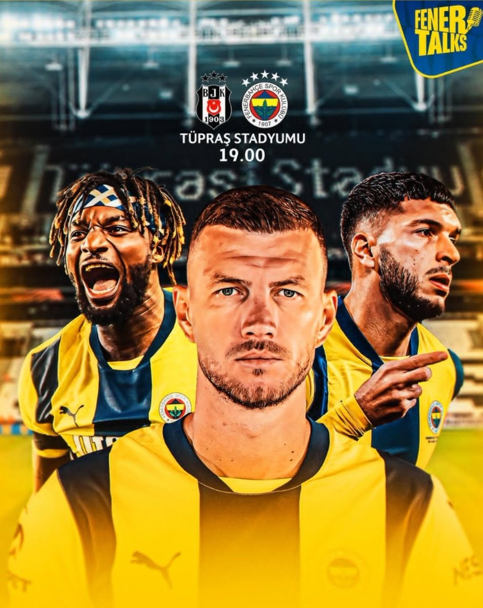 Beşiktaş-Fenerbahçe
🏟️ Tüpraş Stadyumu 
🗓️07.12.2024
🕘19.00

📷<a href="/fenertalks/">fenertalks</a>