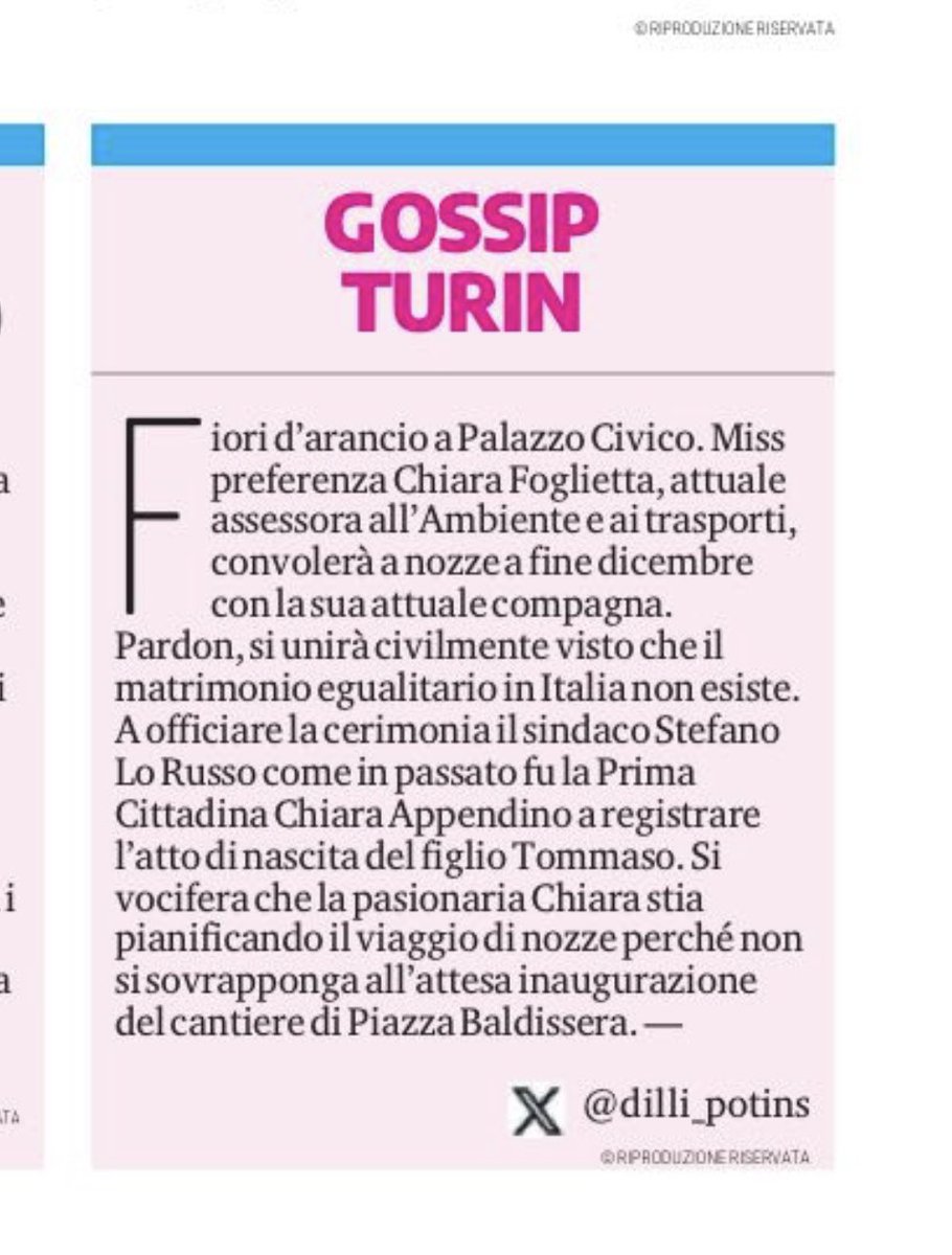 #fioridarancio 🌈 a #palazzocivico <a href="/twitorino/">Città di Torino</a>. L'unione civile di <a href="/fogliettachiara/">Chiara Foglietta</a> celebrata da <a href="/lorusso_stefano/">Stefano Lo Russo</a> 
<a href="/PD_Torino/">PD Torino</a> 
#gossipturin by <a href="/TorinoSette/">Torino Sette</a> in edicola tutta la settimana con <a href="/LaStampa/">La Stampa</a>