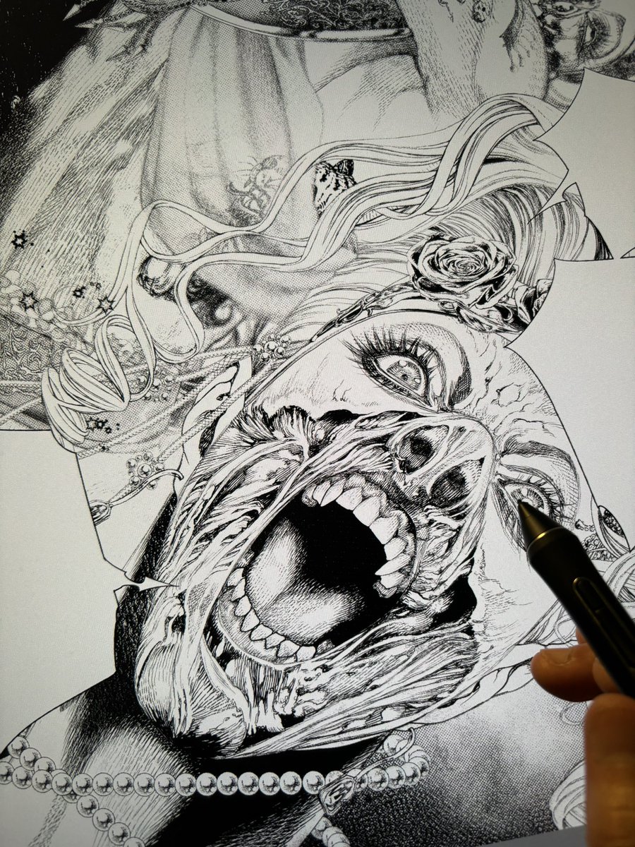 Drawing day 4
Witch's Revenge
#DRCL #BramStoker #shinichisakamoto #坂本眞一 #Dracula