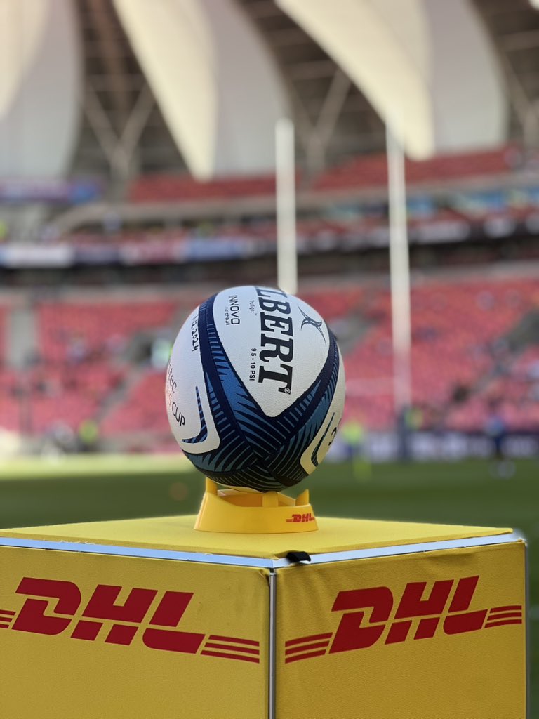 Match ball for the Investec Cup match between the Stormers and Toulon at the iconic Nelson Mandela Bay Stadium.