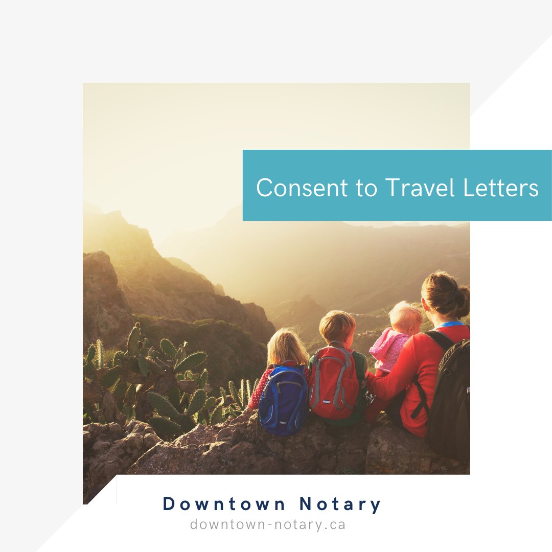 #Didyouknow the Government of #Canada recommends kids travelling alone or with one parent or guardian carry a notarized consent to travel letter? #alwaysbeprepared #travelkids #familytravel bit.ly/DTNtravelconse…