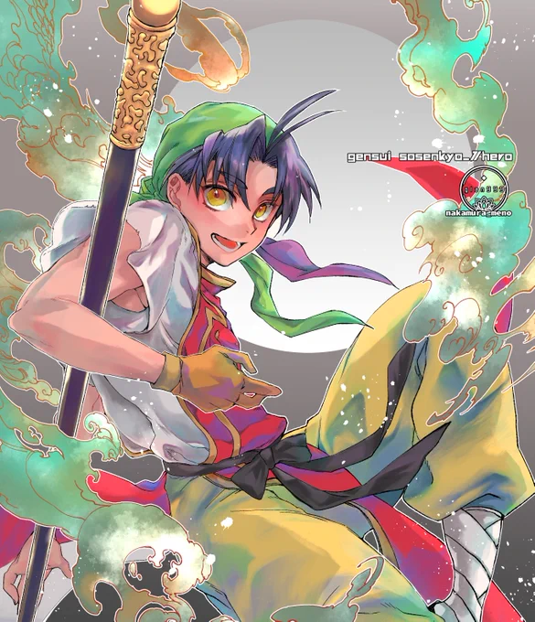 [第1位] 631票幻水1主人公(坊ちゃん) (I,II,外伝)「われらにしょうりを!」※イラスト続きあり#幻水総選挙開票中・宿星部門#幻水総選挙2024 