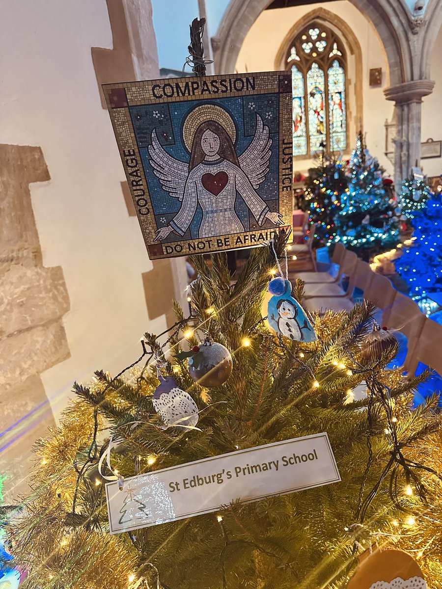 StEds_Primary's tweet photo. Don’t forget to head down to St Edburg’s church for the Christmas tree festival this weekend, it’s truly spectacular 🎄 https://t.co/il0l8KcHbM