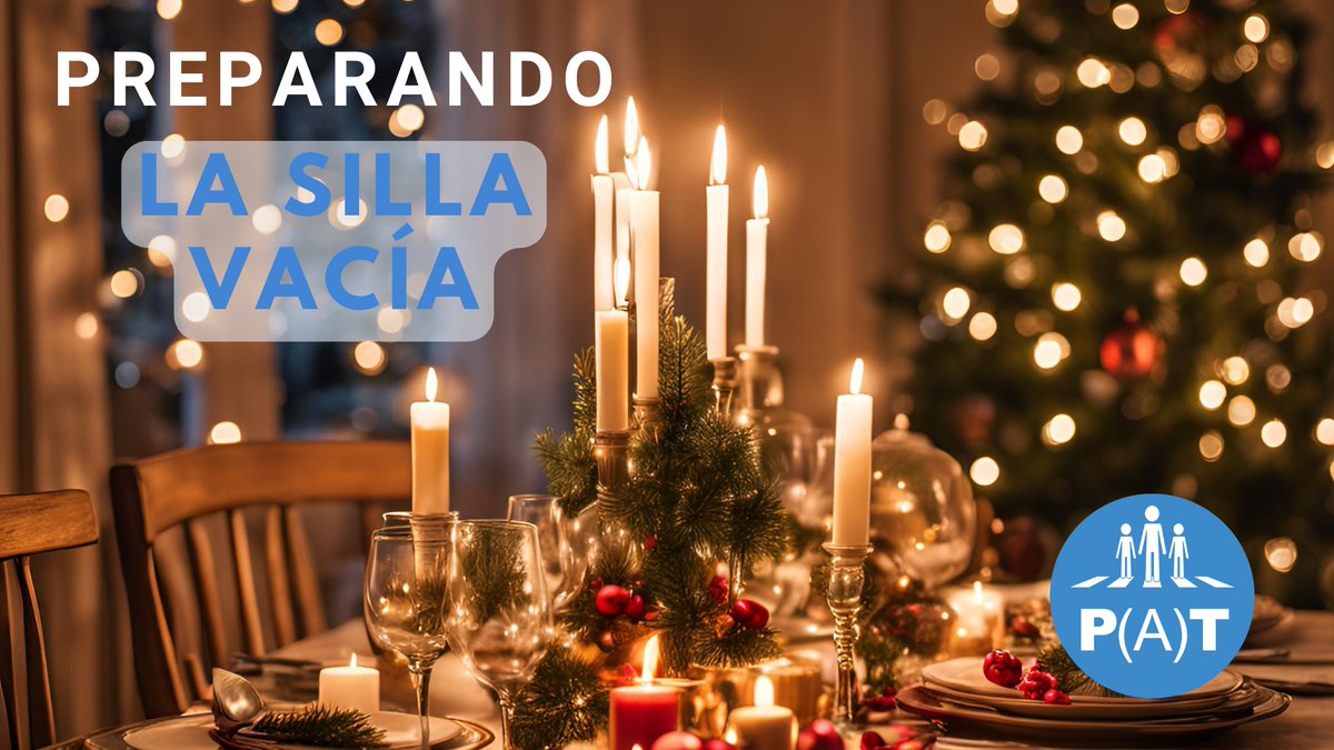 COMPARTIMOS CONSEJOS PARA PREPARAR UNA SILLA VACÍA ESTA NAVIDAD: pat-apat.org/preparando-la-…

La silla vacía no solo representa la ausencia, sino también el amor y  los recuerdos que siempre llevarás contigo 💖 Primer paso: validar  lo que sentimos sin juzgarnos.

NO ESTÁS SOL@ 😘