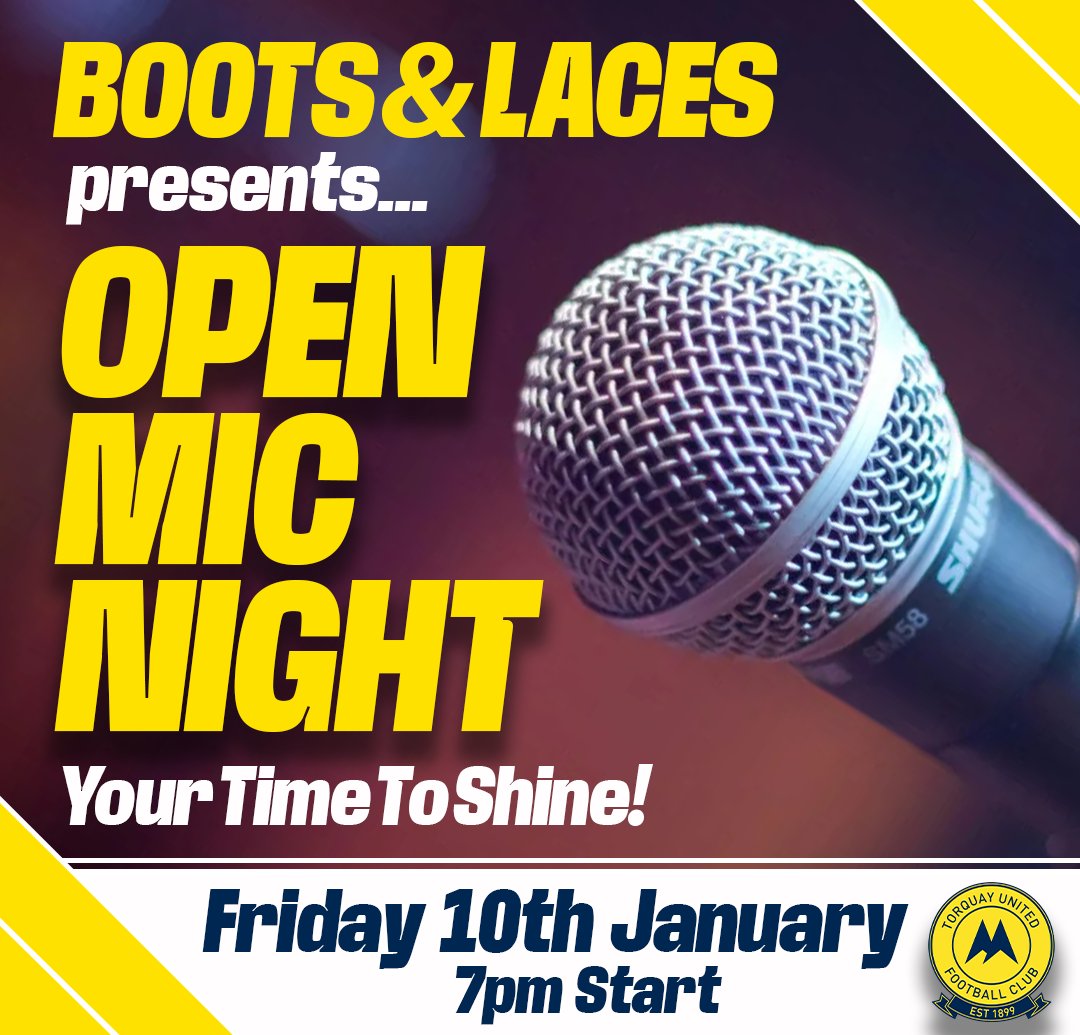 🎤 Coming soon to Boots &amp; Laces...

#tufc