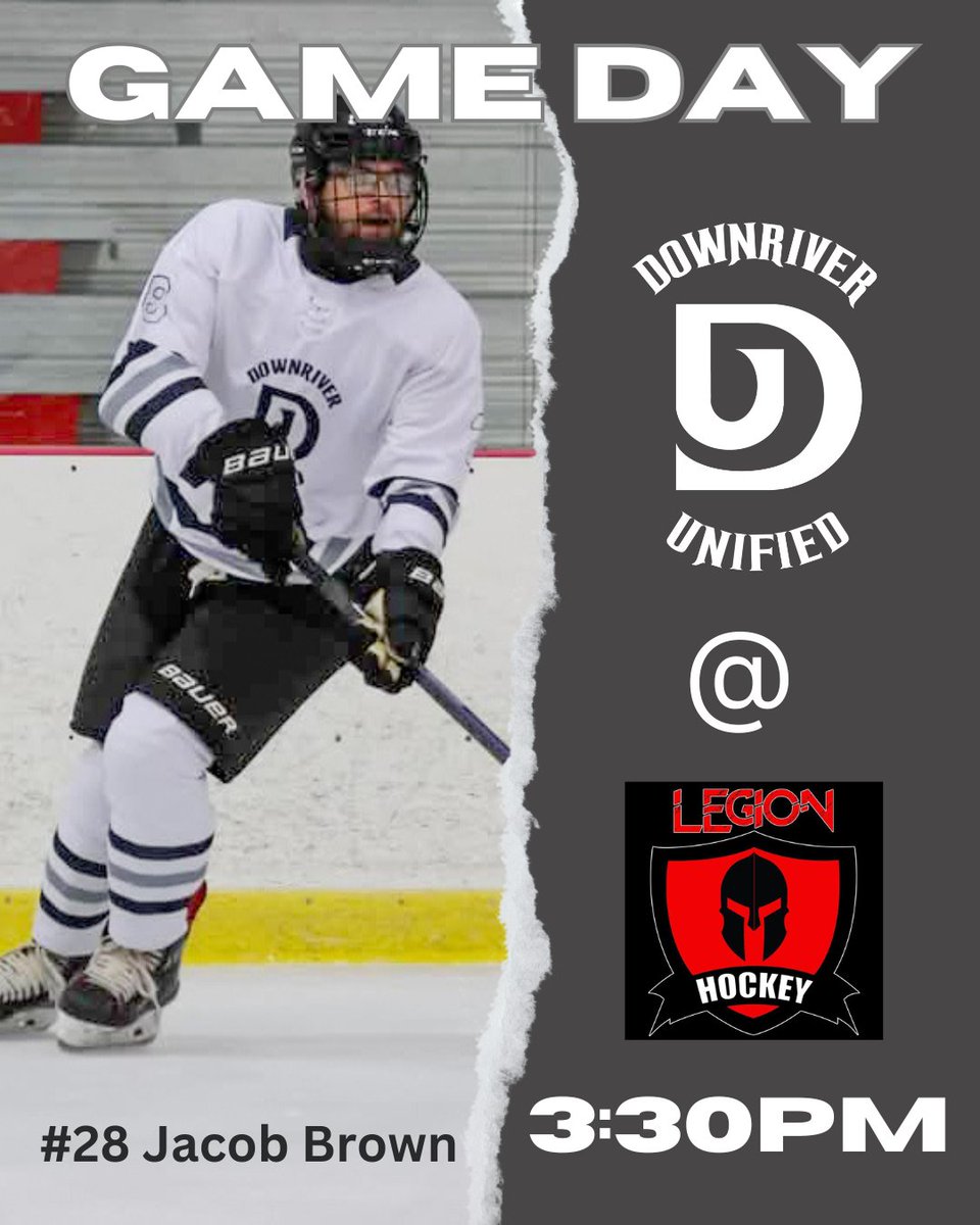 Tough loss last night to Lakeshore Badgers. Today, the squad travels north to Sandusky for a contest against <a href="/ThumbAreaLegion/">Thumb Area Legion Hockey</a> 
Go DU! 🥅🏒🚨