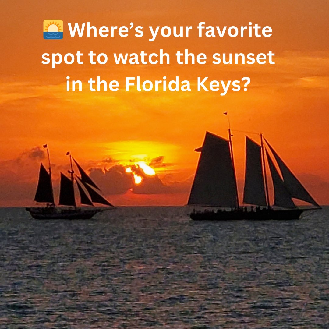 FlaKeysResorts's tweet photo. ๐
Whereโs your favorite spot to watch the sunset in the Florida Keys? From Mallory Square to Sunset Pier to on a boat, to Loralei in Islamorada, there are endless choices for golden hour magic. โจ Share your go-to sunset spot! ๐ธ๐
#KeyWestSunsets #FloridaKeysMagic #GoldenHour #IslandLife #TravelGoals #MallorySquare #Loralei #SunsetPier