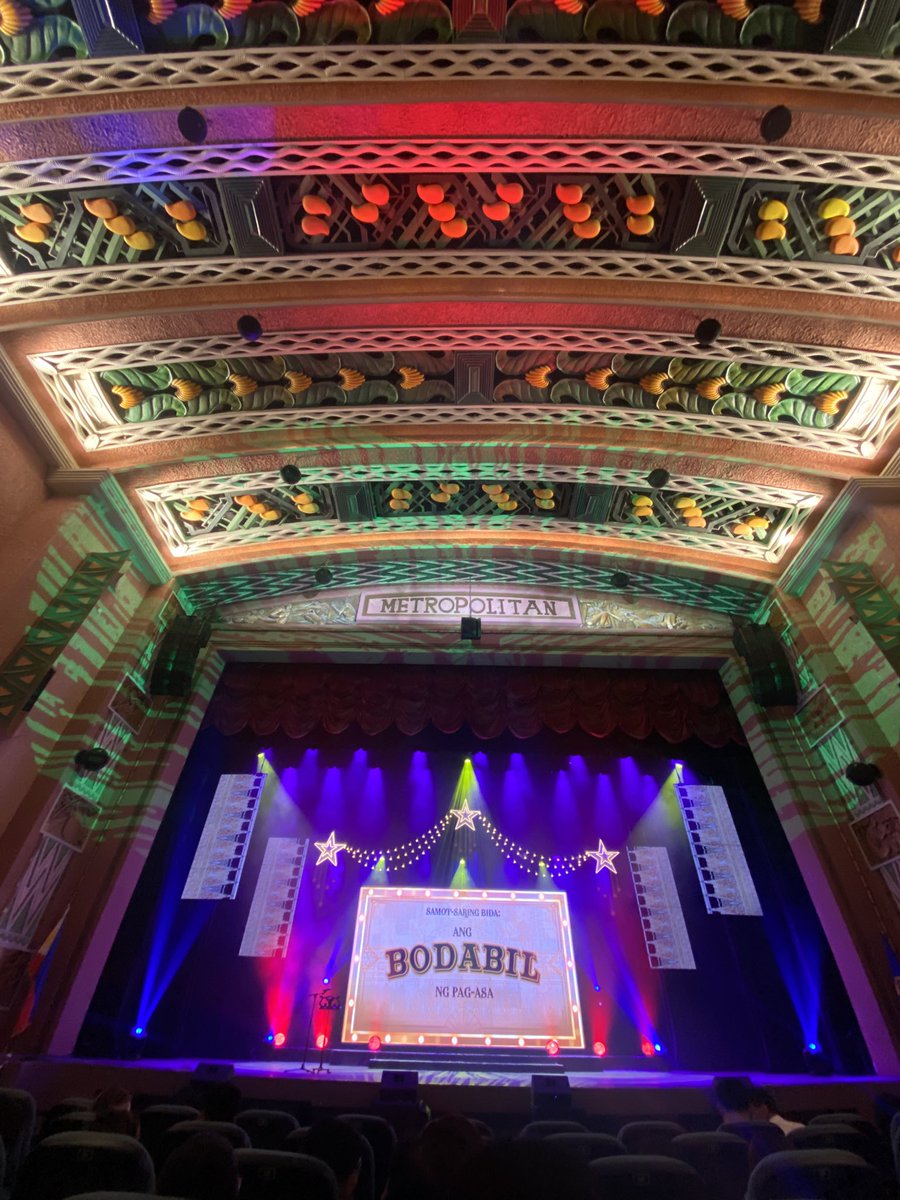 indiohistorian's tweet photo. Happy 93rd anniversary to the Manila Metropolitan Theater! It is always a glorious experience to watch shows in its halls. This historic Art Deco-style theater being brought back to life in our lifetime will always be a source of pride for the Philippines.
#METNatinTo #Heritage https://t.co/gpRZFohYoV