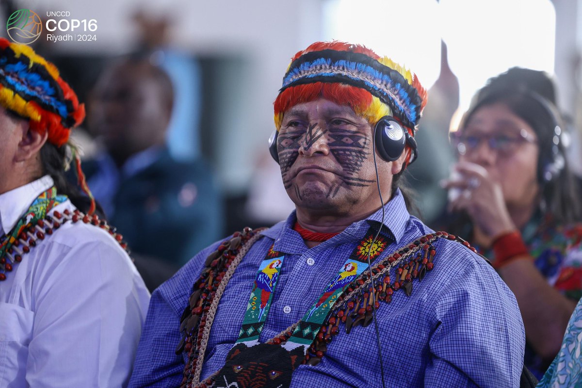 UNCCD marks a historic milestone at #COP16Riyadh with its first-ever Indigenous Peoples dialogue. This initiative aims to strengthen indigenous participation in the Convention's implementation, focusing on traditional knowledge exchange and sustainable land management practices. https://t.co/BOU4T6ekcU
