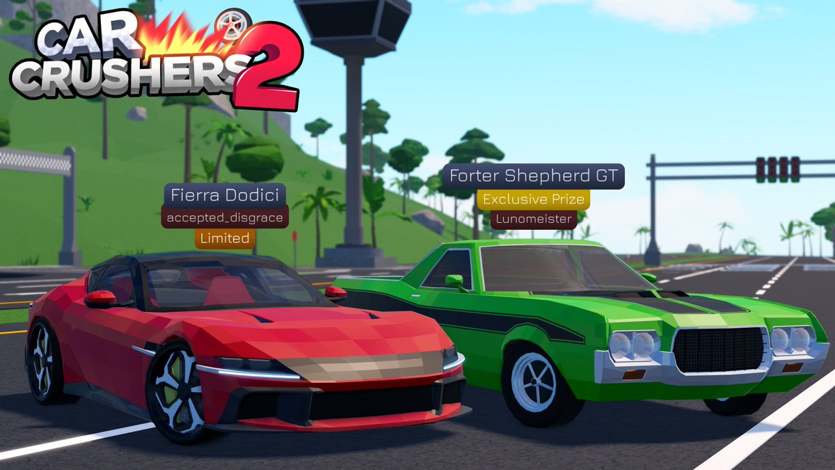 A new update just released! There's now 2 new cars with a fresh