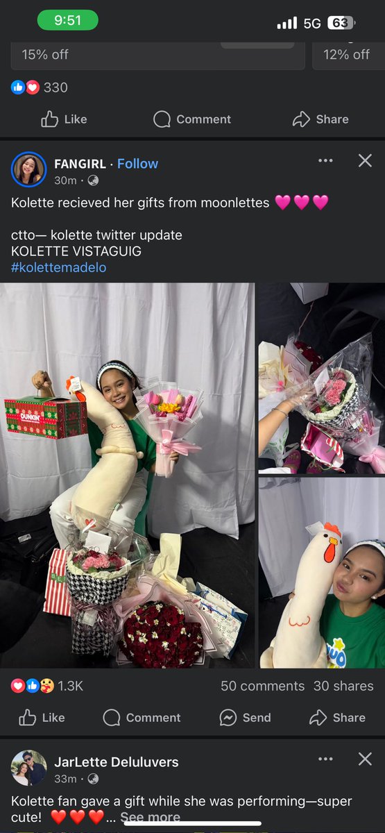 _chennie12's tweet photo. When I saw this post, naalala ko yung nagsabi na inggitera daw si K dahil dun sa blue na flowers. Naalala ko yung reply ko" Pano maiinggit yan eh kada mall show nyan pasabog sa surprises ang fans nya beh? Flowers lang kakainggitan nya?"
THIS IS WHAT I MEANT!!!

KOLETTE VISTAGUIG https://t.co/3C2Jqzsjyy