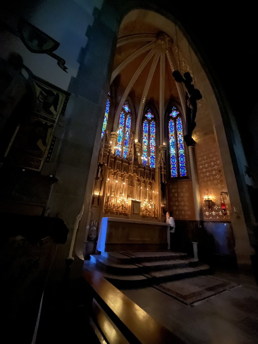 Rorate Mass this morning at St. Lawrence, Harrisburg PA FSSP #rorate #advent #catholic