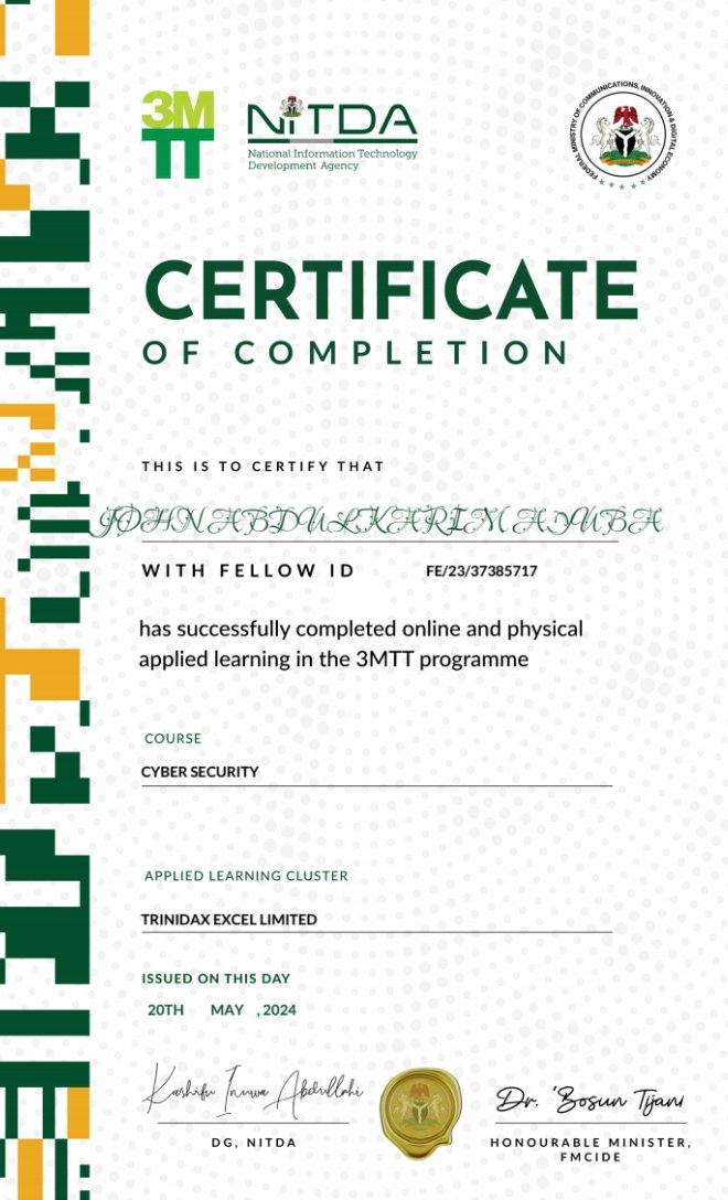 John Abdulkarim Ayuba tweet media