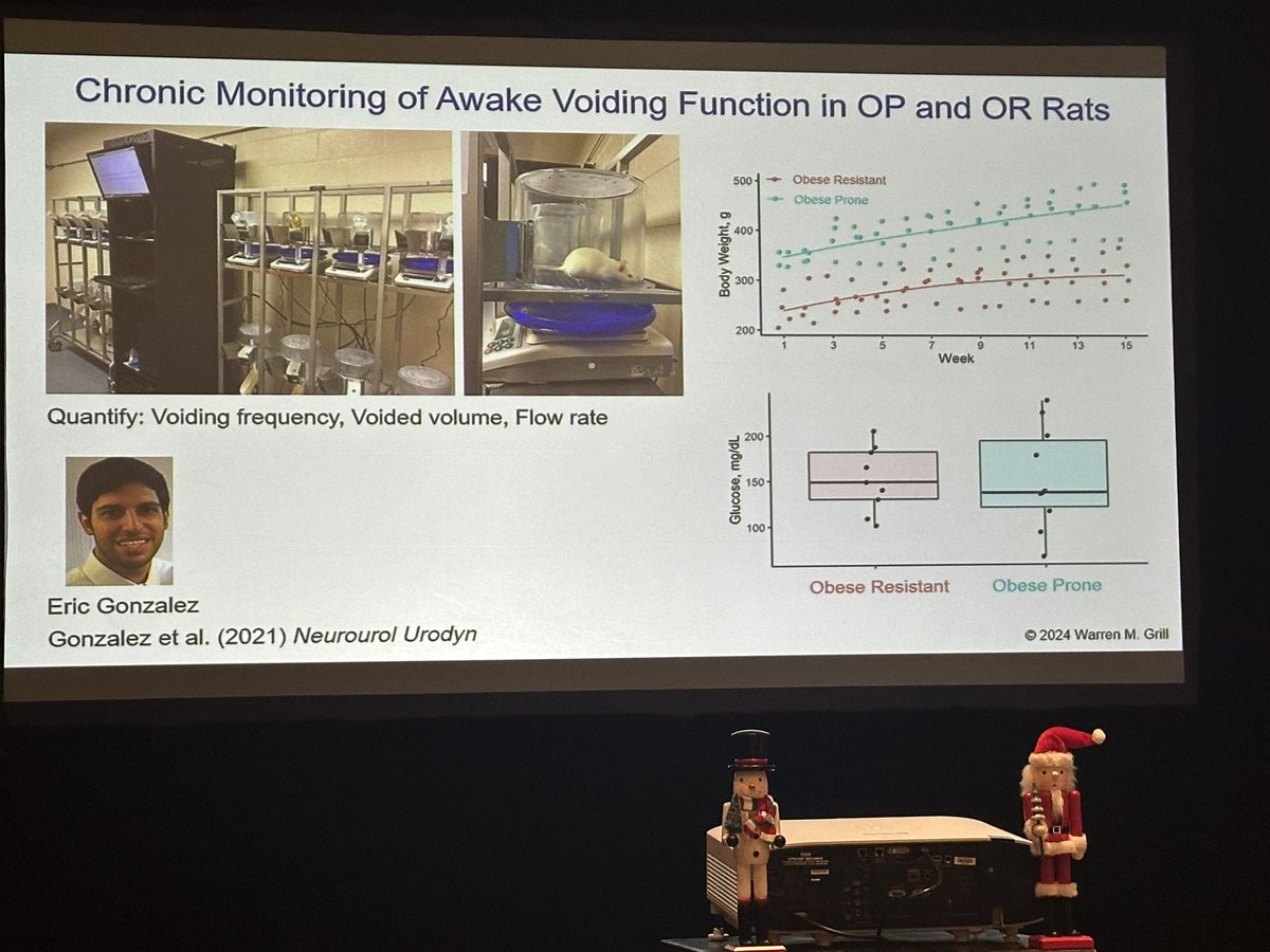 Dr. Warren Grill rocks with presentation on urethral sensory feedback and neuromodulation! #SPR2024