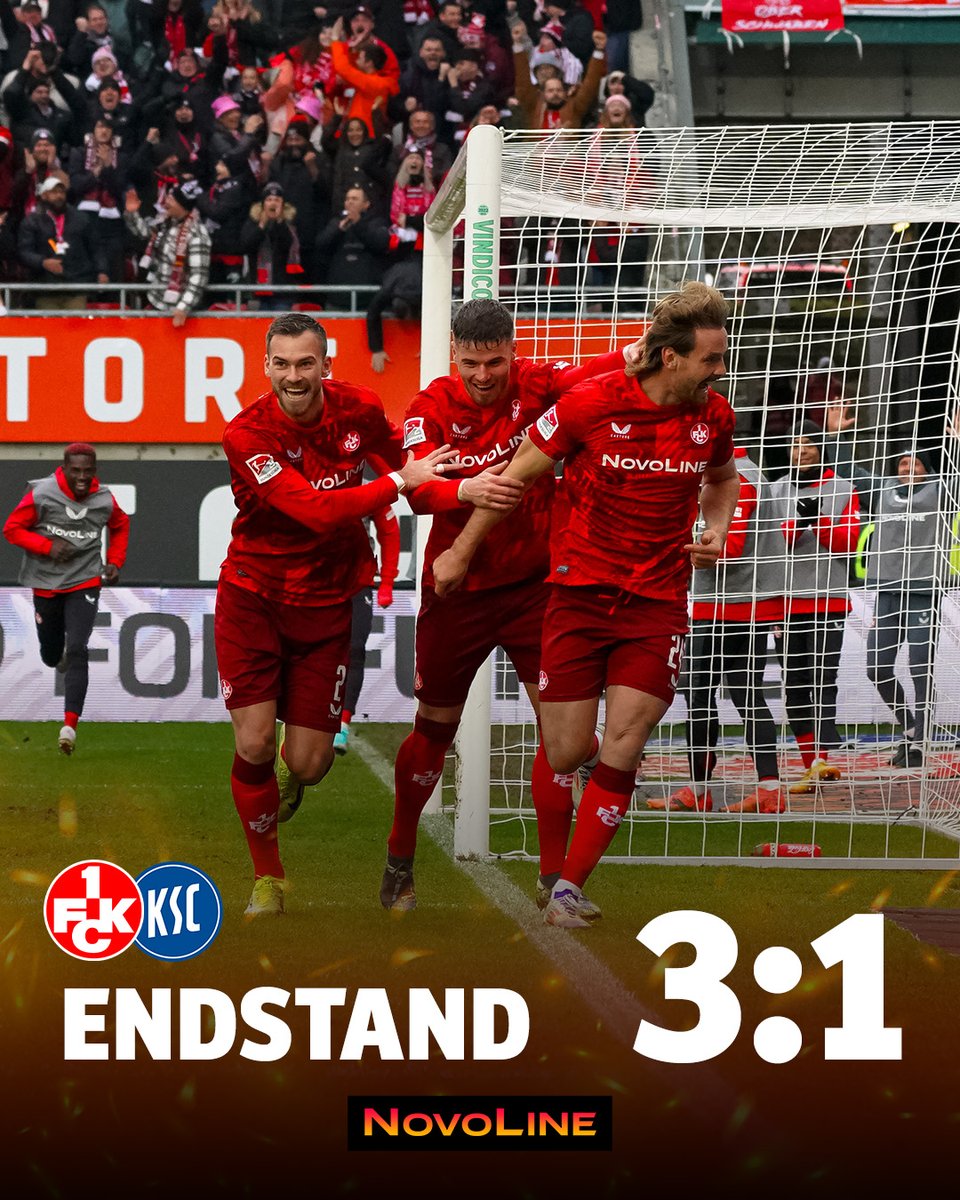 Rote_Teufel's tweet image. Der #FCK bleibt in der 2. Bundesliga das Team der Stunde und setzt seine Erfolgsserie fort. Dank der Tore von Boris Tomiak, Kenny Prince Redondo und Jannis Heuer entscheiden die Roten Teufel das Südwestderby gegen den KSC mit 3:1 für sich.

#Betze #FCKKSC
