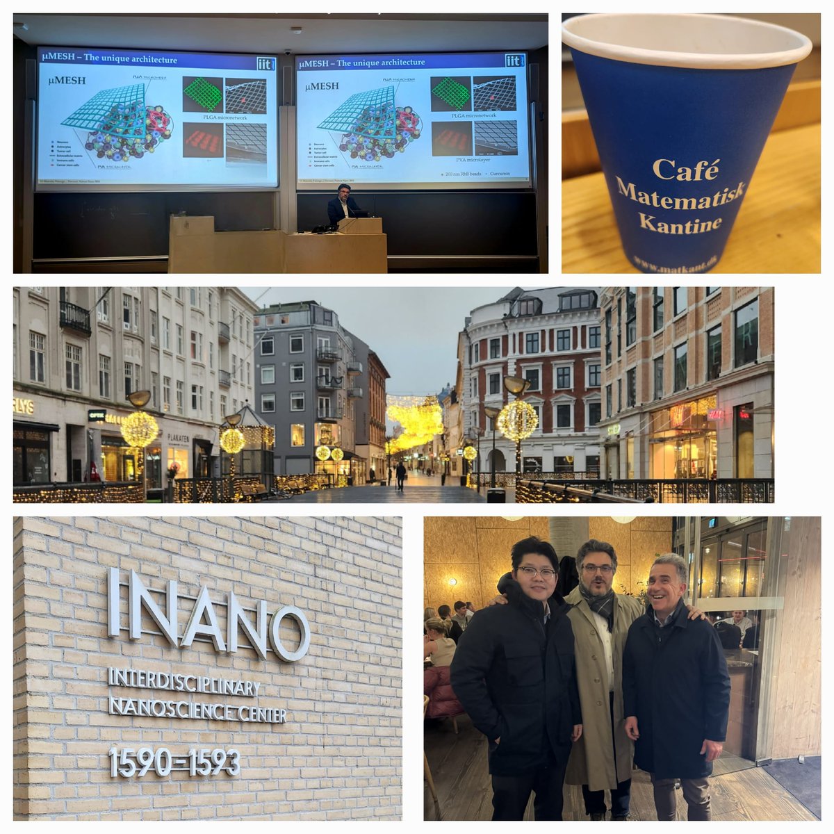 Paolo G. Decuzzi (@pgdecuzzi) on Twitter photo Productive visit to the Interdisciplinary NanoInstitute <a href="/iNANO_AarhusUni/">iNANO - Interdisciplinary Nanoscience Center</a>, with a Distinguished Lecture, PhD censor, meetings, and a delightful dinner with Prof. #Howard and #Mingdong. Impressed by the lineup of nano-characterization tools. Excited about future collaborations! Productive visit to the Interdisciplinary NanoInstitute <a href="/iNANO_AarhusUni/">iNANO - Interdisciplinary Nanoscience Center</a>, with a Distinguished Lecture, PhD censor, meetings, and a delightful dinner with Prof. #Howard and #Mingdong. Impressed by the lineup of nano-characterization tools. Excited about future collaborations!