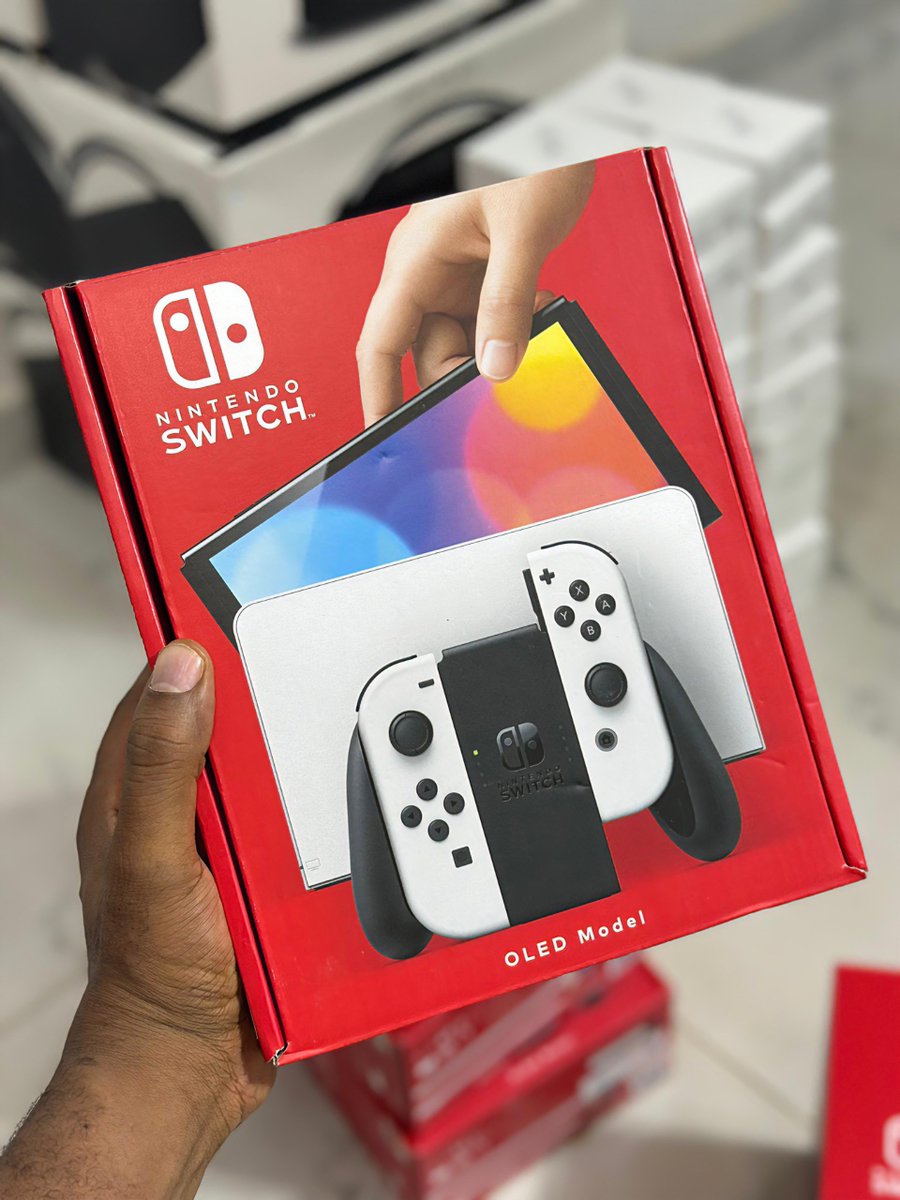 FabtronicsFAB's tweet photo. 🎮✨Nintendo Switch OLED portable game console! 💥
With the 3 different play modes ; handheld, Tabletop, and TV modes).

Price = 495,000 NGN. (Please always reconfirm current price and availability). 

#NintendoSwitchOLED #GamingInStyle #LevelUpYourPlay https://t.co/rXvRNvh5XL