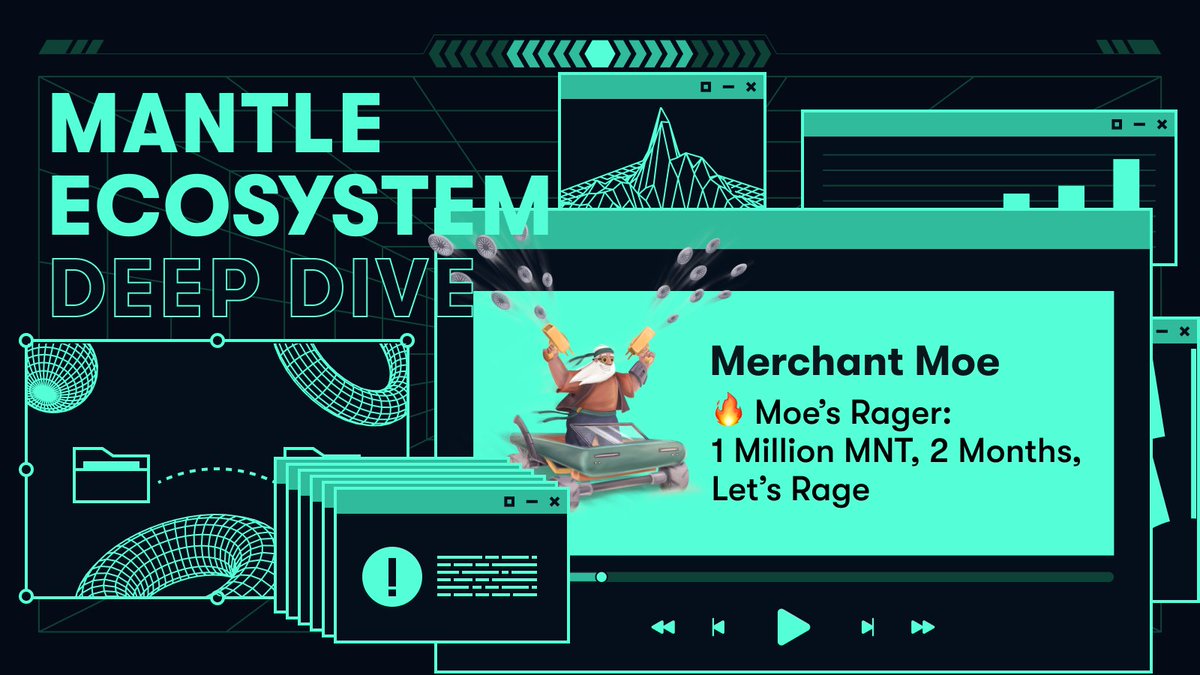 Moe's Rager campaign is coming next week!

Don't miss our live stream with <a href="/0xLevi_/">Levi 🖋️</a> and <a href="/DavideFi_/">DavideFi</a> of <a href="/MerchantMoe_xyz/">Merchant Moe</a> to learn more!

1M $MNT 🔥
Two months of bribes and community-driven initiatives 🕺

📅 Dec. 10, 2PM UTC
𝕏 Broadcasting live from <a href="/0xMantle/">Mantle Network</a> on X

Claim your