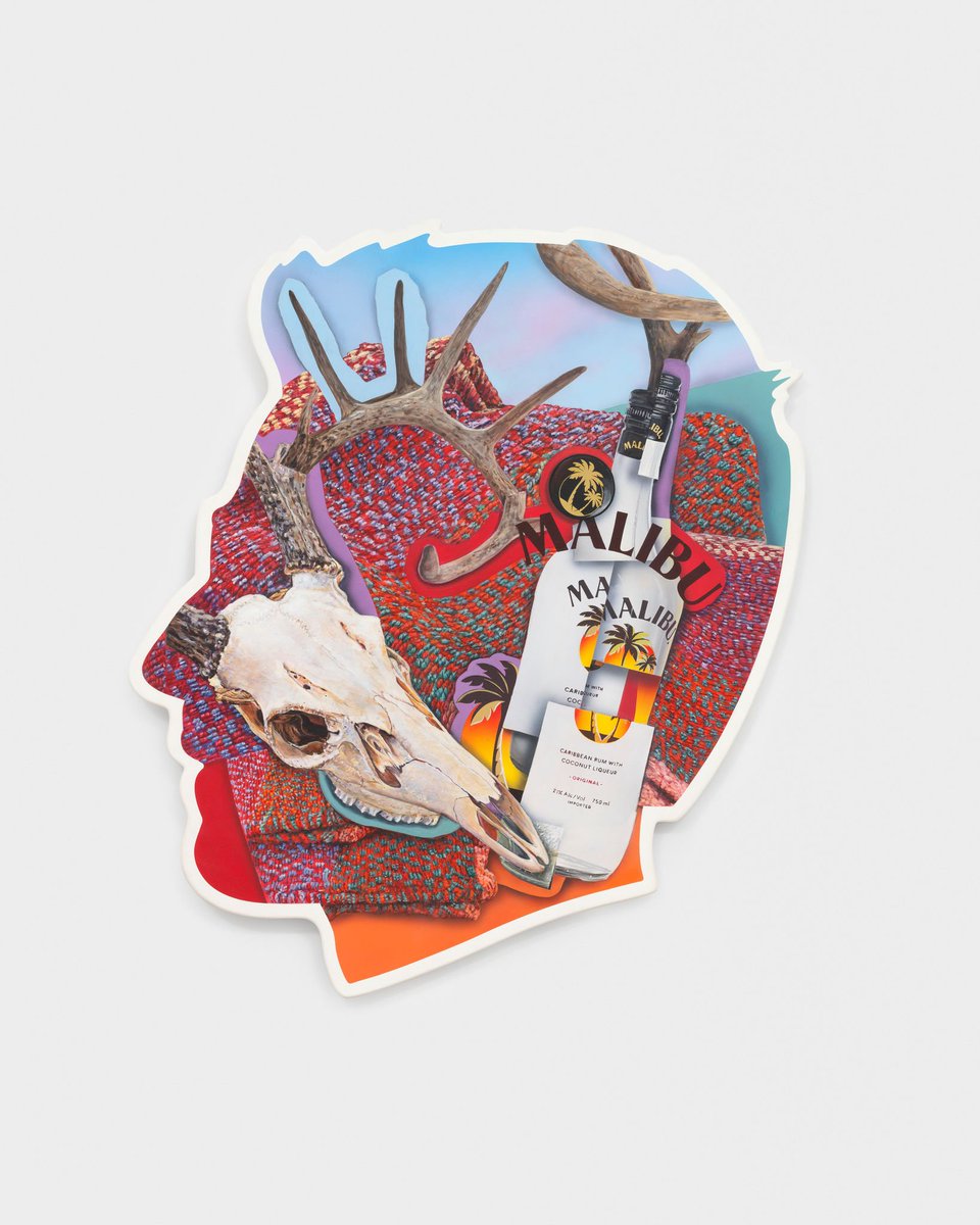 AlmineRech's tweet photo. #SelfPortrait(StillLifewithSkullandBottleofRum), by #AlexIsrael is showcased at our #boothD20 at Art Basel Miami Beach, until tomorrow, December 8, 2024. https://t.co/nq3BKCP94i