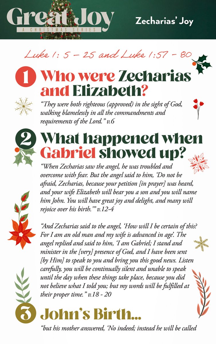 jccelgin's tweet image. #TeachingGuide | Great Joy » Zechariah’s Joy | 12-08 #December #God #Elgin