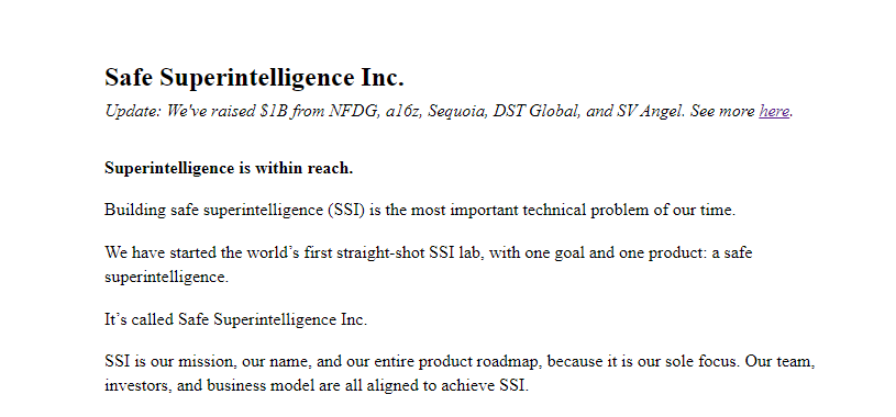latjo43's tweet photo. AGI is years away.
Ilya Sutskever: Watch me build superintelligence faster than you can say that. https://t.co/WJ7THvnYg8