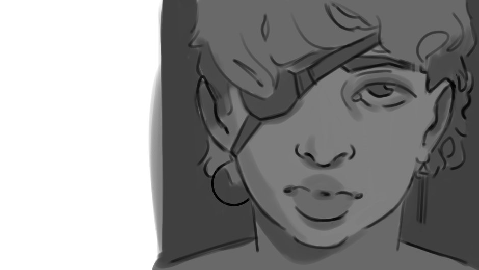 Sketch, still cant figure out the shading part.
