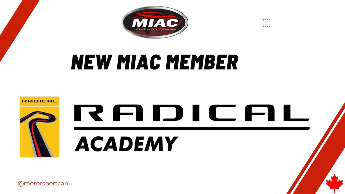 MotorsportCan's tweet photo. New MIAC Member: Radical Academy https://t.co/k0B85aBH3W https://t.co/HA0UKbKj8s
