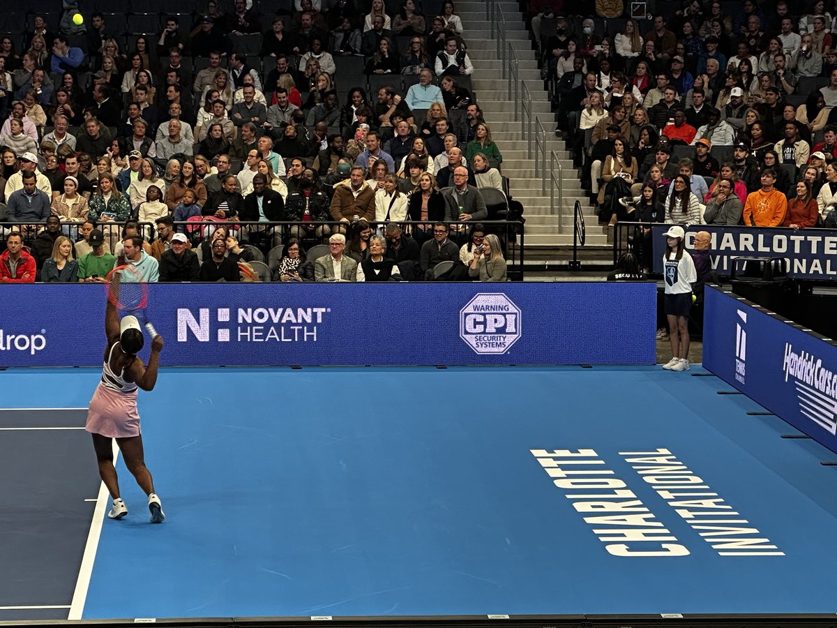 lindseyfronk's tweet photo. What a night last night - tennis in the Spectrum Center! Thank you @CLTSports ππ» #CLTInvitational
@FTiafoe @carlosalcaraz @SloaneStephens @MadisonKeys https://t.co/9l6XV6ZLKl