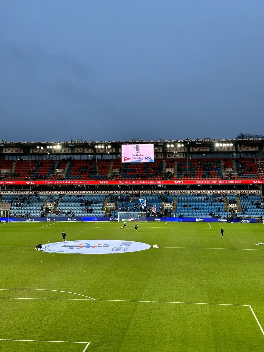 Ryktes OBOS-nivå på «bortefeltet» #cupfinale