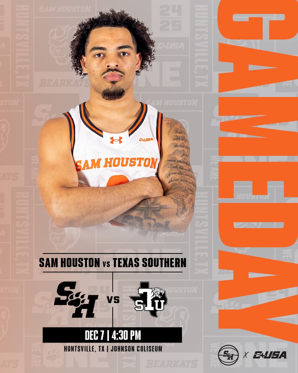 BearkatsMBB's tweet image. Kats are back at the JC

🆚 Texas Southern
📍 Johnson Coliseum
🕡 4:30 PM
📺 ESPN+
📻 gobearkats.com/watch