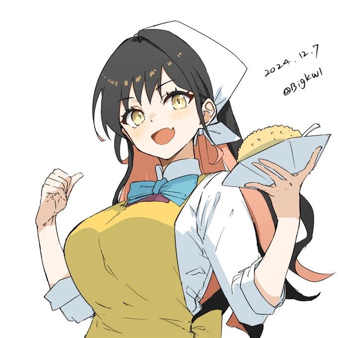 長波#艦これ版深夜の真剣お絵描き60分一本勝負 #艦これ版真剣お絵描き60分一本勝負_20241207 