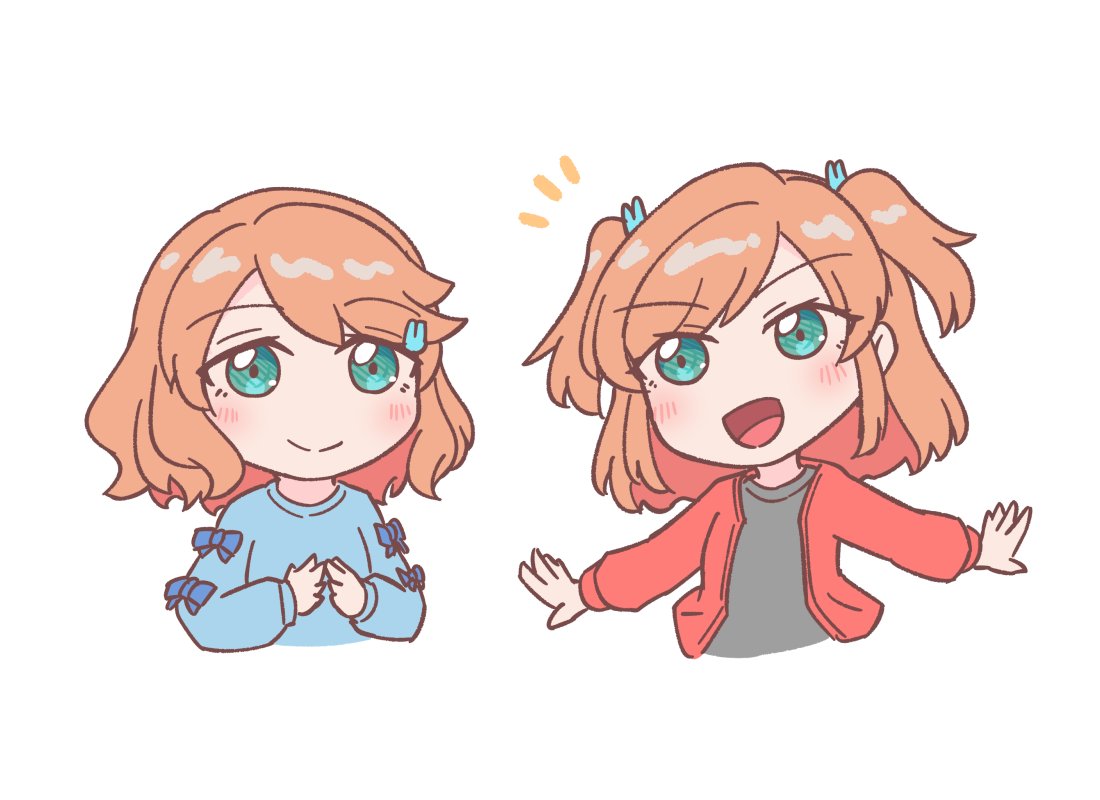 「ふたばとみのり 日野下姉妹かわいいね#蓮ノ空版深夜の真剣お絵描き60分一本勝負 」|代山SANのイラスト