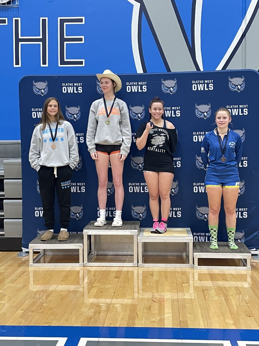 OG_Activities's tweet photo. Congrats to @ladypanth_wrest performance at Olathe West  - Wild West Kickoff Classic
L. Phillips 1st
K. Fallert 1st
B. Rinse 4th https://t.co/TuXbVYfFOm