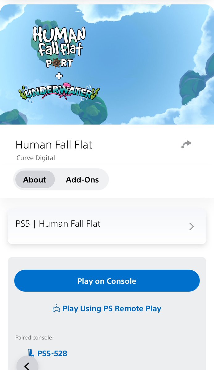 ChrisHarte7's tweet photo. I was so confused when searching for Human Fall Flat VR on the PSN store, but it turns out all you need to do is select the VR version after clicking on the main game!… #PSVR2 #HumanFallFlatVR https://t.co/Qncxm5asnJ