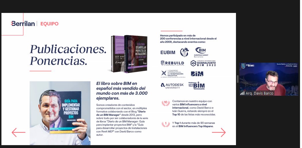 datalaing's tweet photo. Presentación del Arq. David Barco 🇪🇸 / ArchitectTechnologist. Digital Leader
✅ Tema: BIM 2.0: Formación alineada a la ISO 19650 y la Gestión de Activos
VI Congreso #HablemosBIM 2024
@qbimgest https://t.co/VUqcKwAZxe