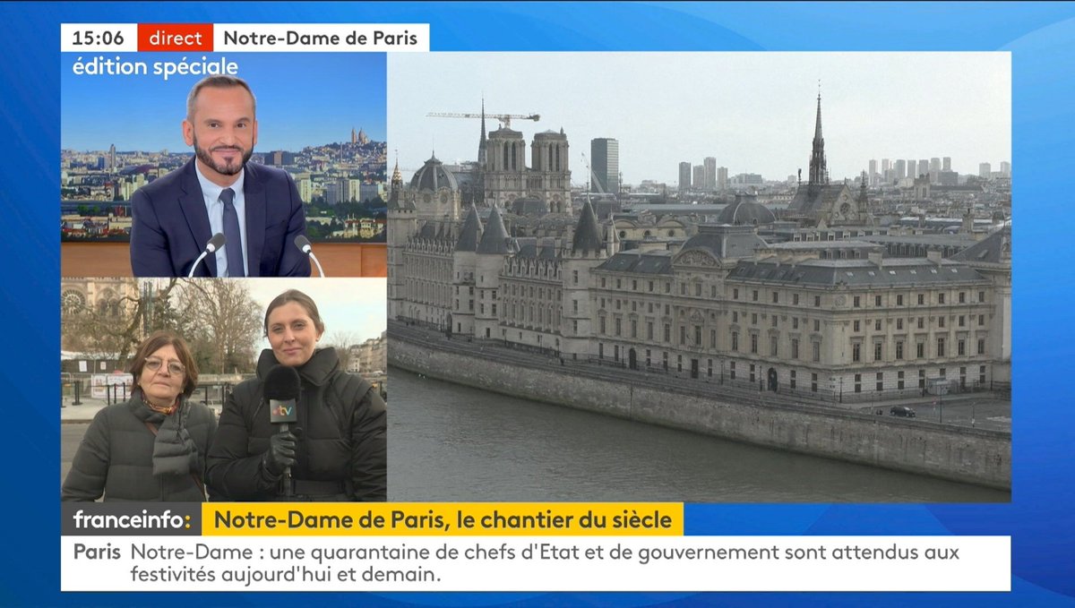 Stéphane HILAIRE (@stefhilaire) on Twitter photo Édition spéciale #NotreDameDeParis : retour sur un chantier d'exception jusqu'à cette journée de réouverture avec <a href="/jcgaleazzi/">jean-christophe galeazzi</a> <a href="/LiseVogel/">Lise Vogel</a> et l'ensemble de la rédaction de #franceinfo canal 27 📺 Édition spéciale #NotreDameDeParis : retour sur un chantier d'exception jusqu'à cette journée de réouverture avec <a href="/jcgaleazzi/">jean-christophe galeazzi</a> <a href="/LiseVogel/">Lise Vogel</a> et l'ensemble de la rédaction de #franceinfo canal 27 📺