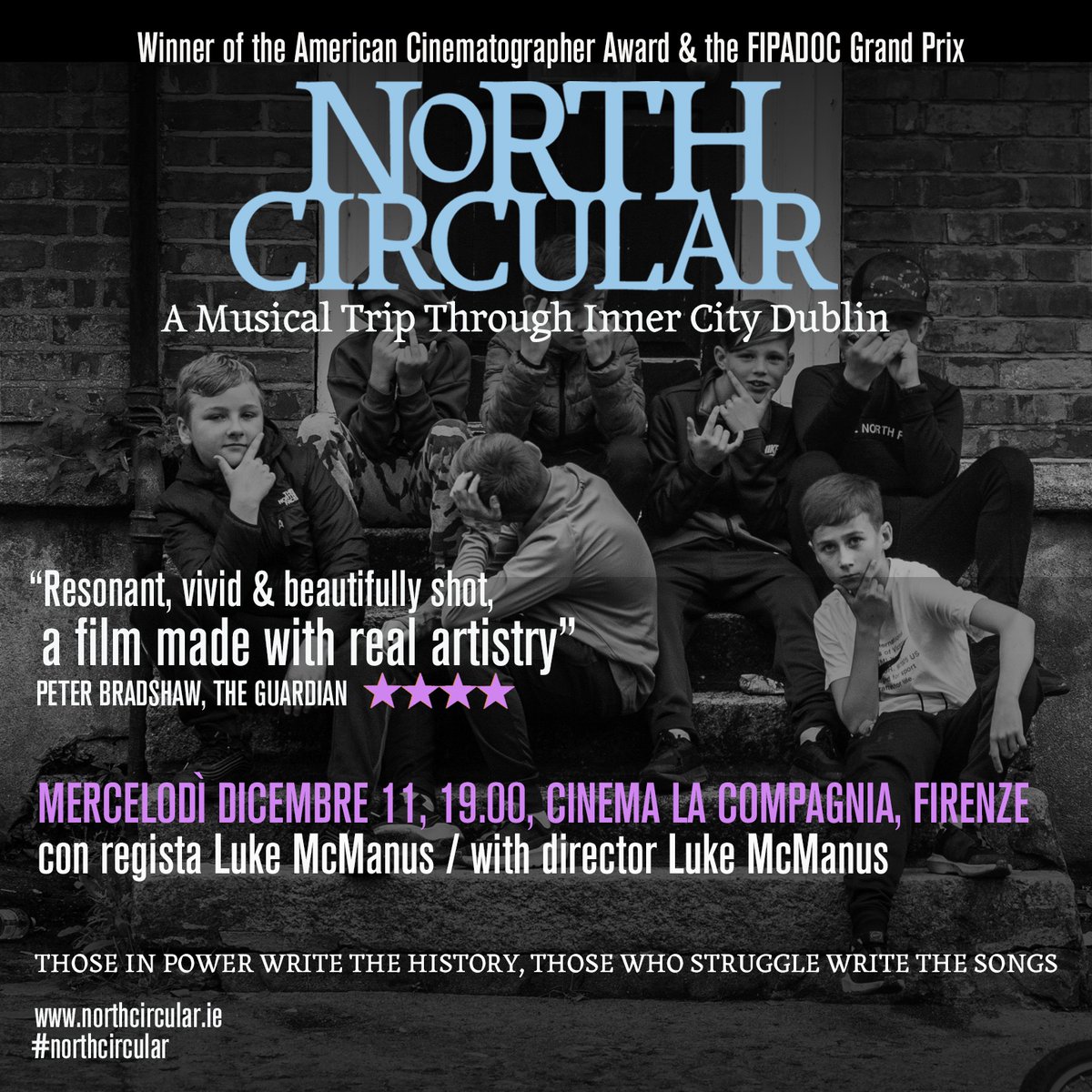 North Circular - Back In Cinemas Now (@northcircular_) on Twitter photo Next up: Firenze, Italia with post-show Q&A with director <a href="/lukemcmanus/">Luke McManus</a> and the artist Vittoria Colonna to - Cinema La Compagnia Wednesday Dec 11th, 7pm thabks to <a href="/IrishFilmFesta/">IRISH FILM FESTA</a> and New Italian Cinema Events for the support - ingresso libre Next up: Firenze, Italia with post-show Q&A with director <a href="/lukemcmanus/">Luke McManus</a> and the artist Vittoria Colonna to - Cinema La Compagnia Wednesday Dec 11th, 7pm thabks to <a href="/IrishFilmFesta/">IRISH FILM FESTA</a> and New Italian Cinema Events for the support - ingresso libre